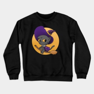 Witch Cat Crewneck Sweatshirt